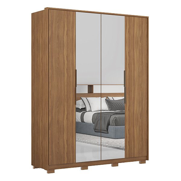 Guarda Roupa 4 Portas Attore Amendola Touch Demartêz