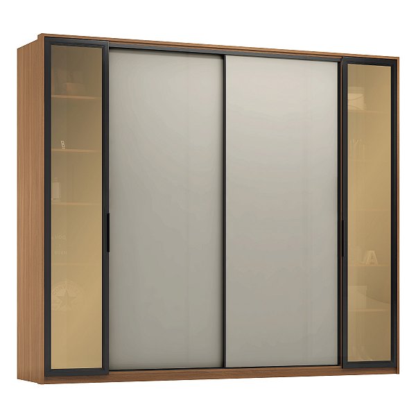 Guarda Roupa 4 Portas Laredo Amendola / Nude Prime Demartêz