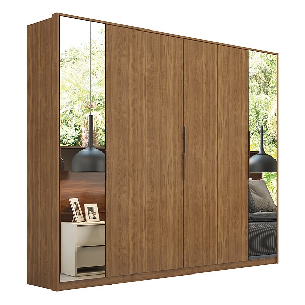 Guarda Roupa 6 Portas Atrice Amendola Touch Demartêz