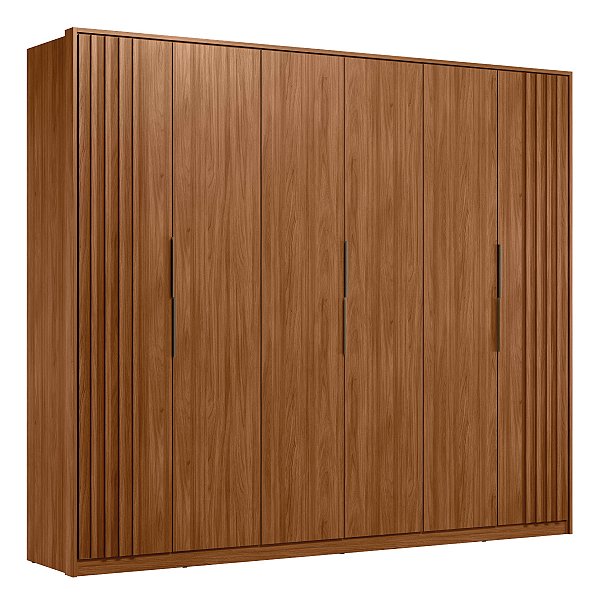 Guarda Roupa 6 Portas Atrice Nogueira Ripado Demartêz