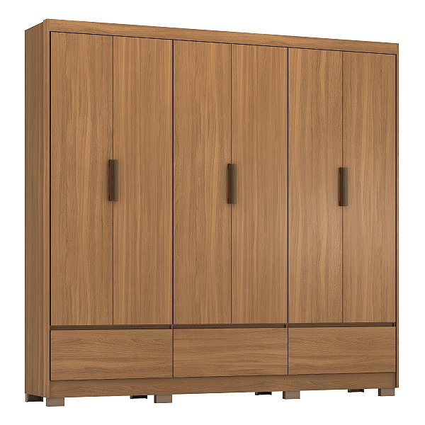 Guarda Roupa 6 Portas Himalaia Amendola Touch Demóbile
