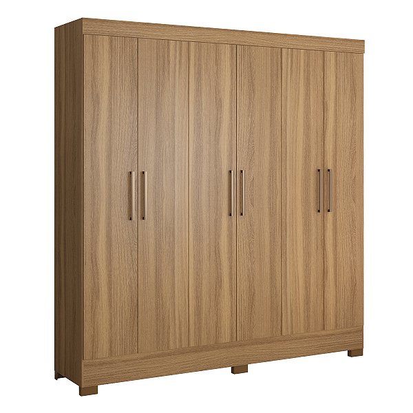 Guarda Roupa 6 Portas Prático Amendola Touch Demóbile
