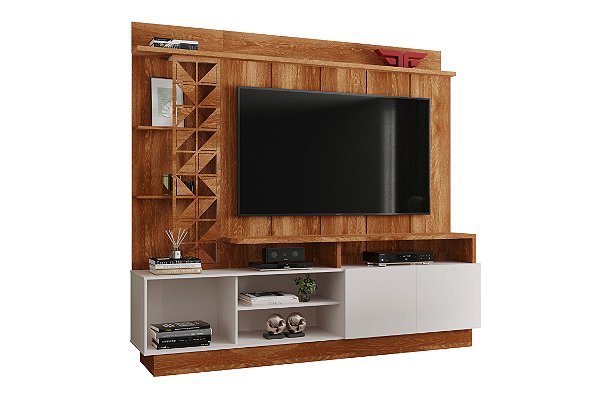 Home Theater Bancada Vivaz Cinamomo / Off White Grappa