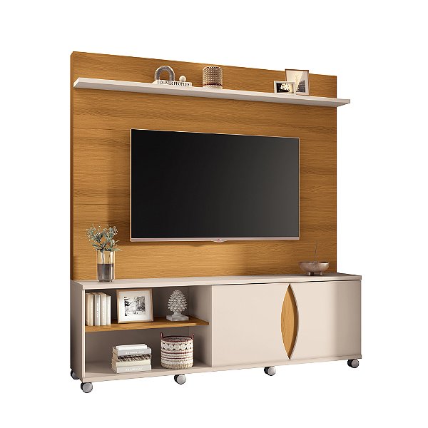 Home Theater Rack Luxor Cinamomo / Off White - HB