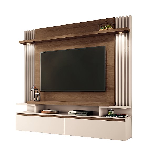 Home Theater Suspenso Cosmo Castanho / Off White - HB