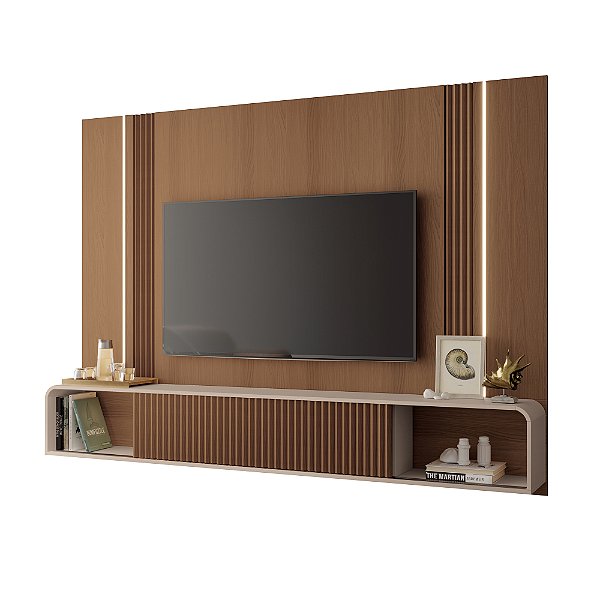 Home Theater Suspenso Empire Castanho / Off White - HB