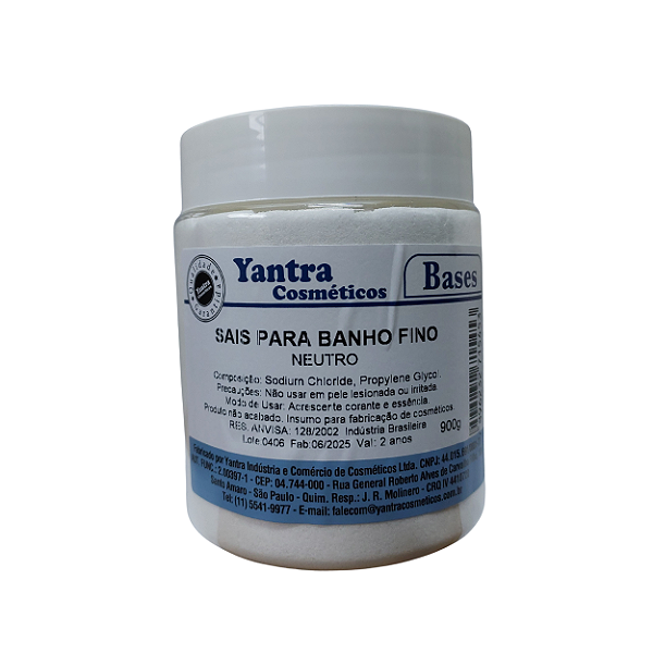 Sais para Banho Fino Relaxante Neutro 900g