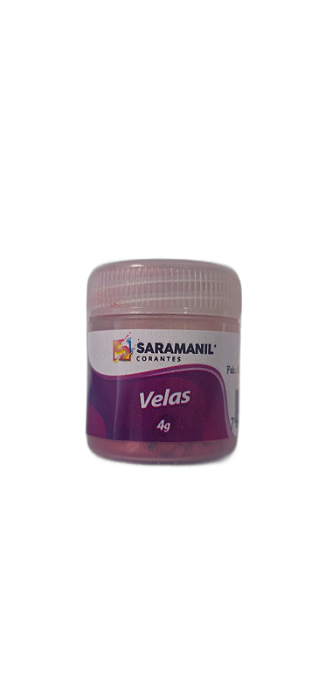 Corante para Velas Pó Cintilante Vermelho 4grs