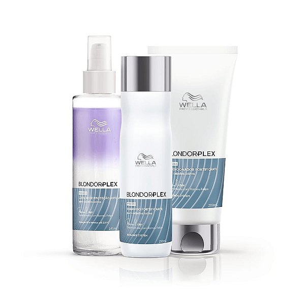 Kit Wella Professionals BlondorPlex Trio (3 Produtos)