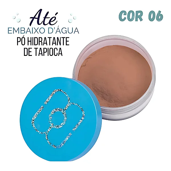 Pó hidratante de tapioca até debaixo D'água  Maria Margarida 15g