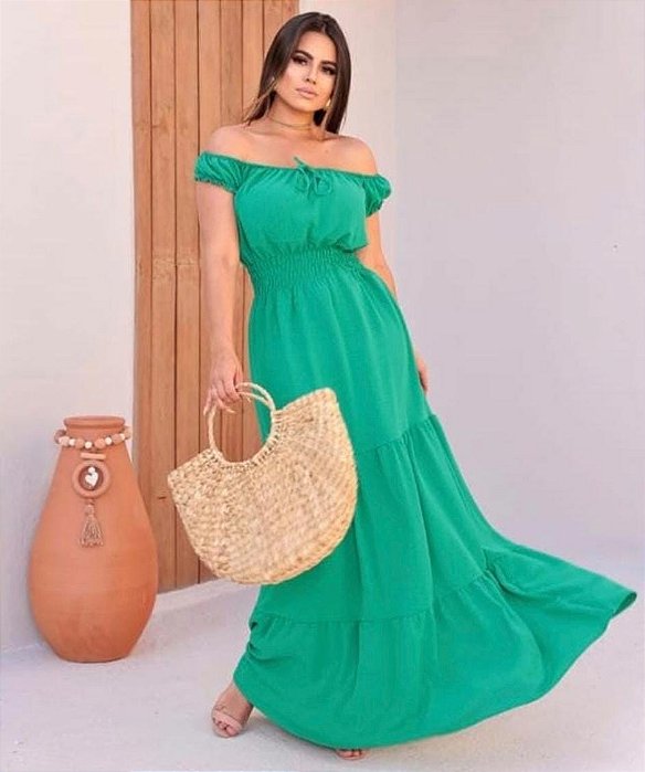 VESTIDO CREPE DUNA CRISTINA