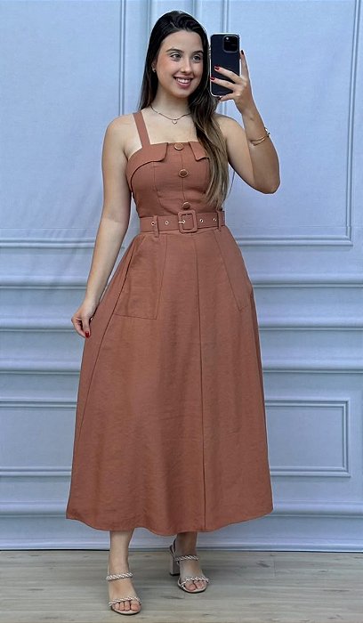 VESTIDO MIDI MARRANT ODETE