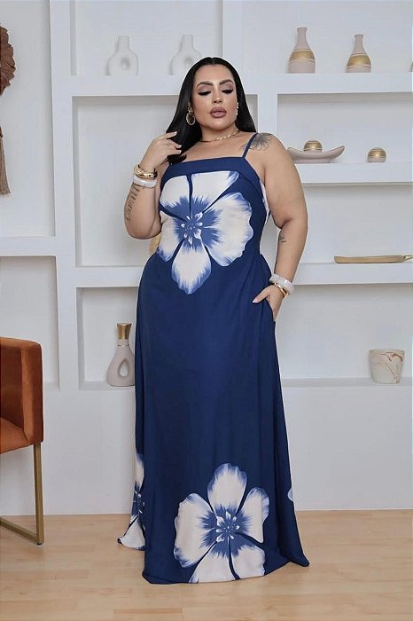 VESTIDO LONGO VISCOLINHO BETE