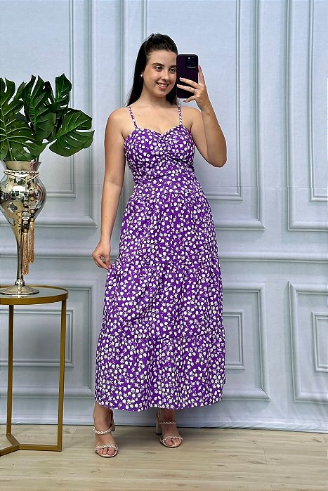 VESTIDO LONGO CREPE DUNA CAMILA
