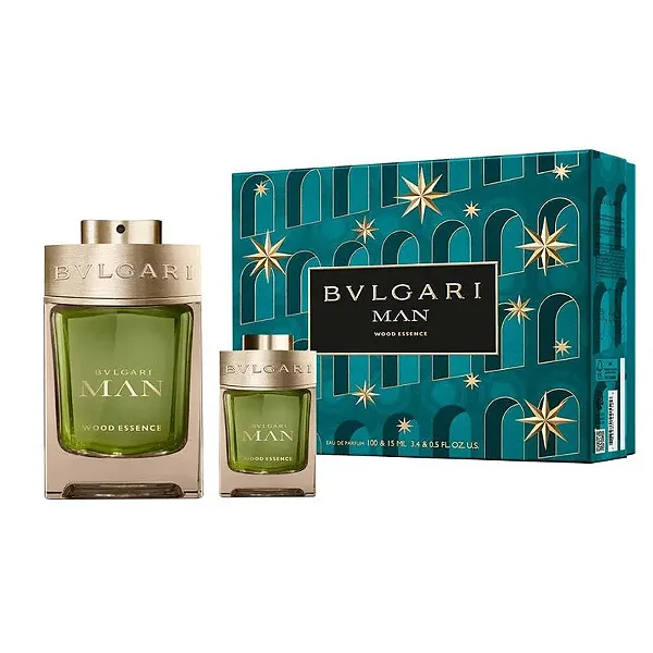 Kit Coffret Bvlgari Man Wood Essence Eau De Parfum - Perfume Masculino