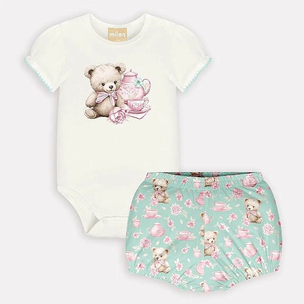 Conjunto Bebê Menina Milon