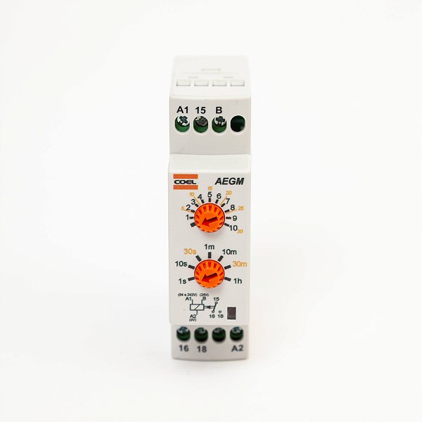 Relé Temporizador Multi Escala Retardo Pulso Coel Ac/dc Aegm