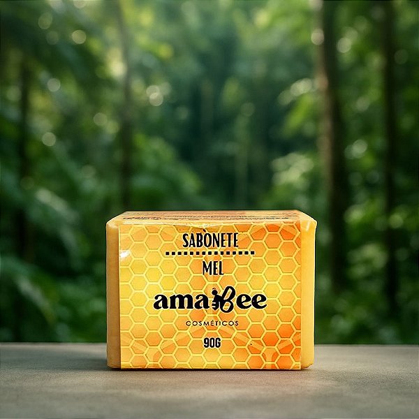 Sabonete em Barra amabee 90g – Limpeza profunda - Hidratação intensa com Mel e Própolis