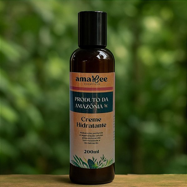 Creme Hidratante amabee 200ml com Mel e Própolis - Nutrição Intensa & Proteção Natural