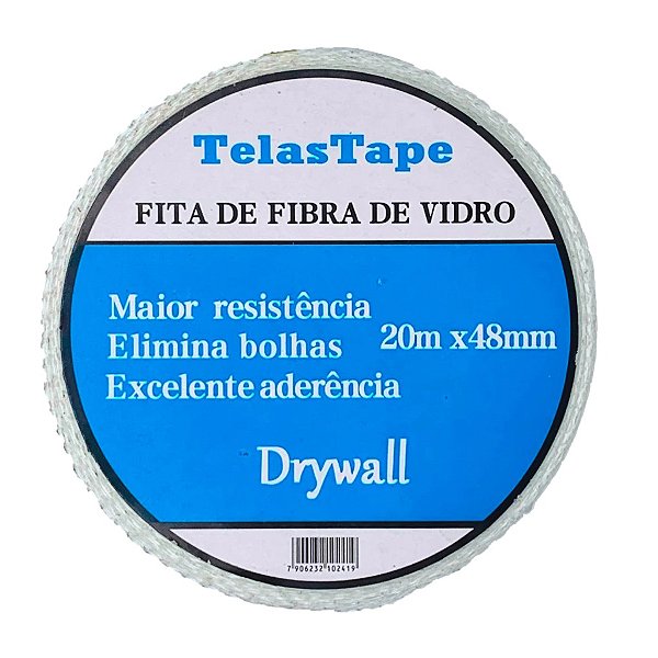 Fita Telada Drywall 48MM x 20M Branca