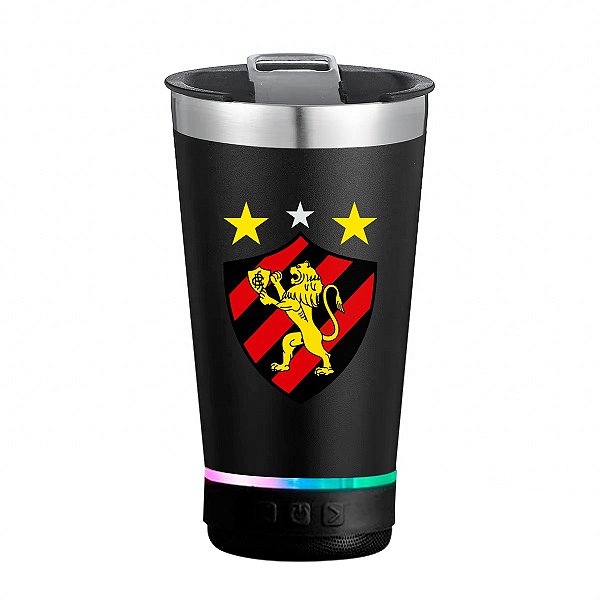 Copo Musical Térmico 420ml Preto - Sport