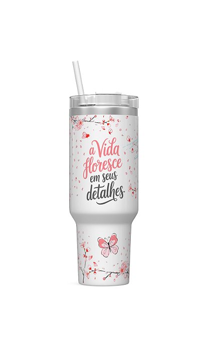 Caneca Térmica 1,2L - Vida Floresce