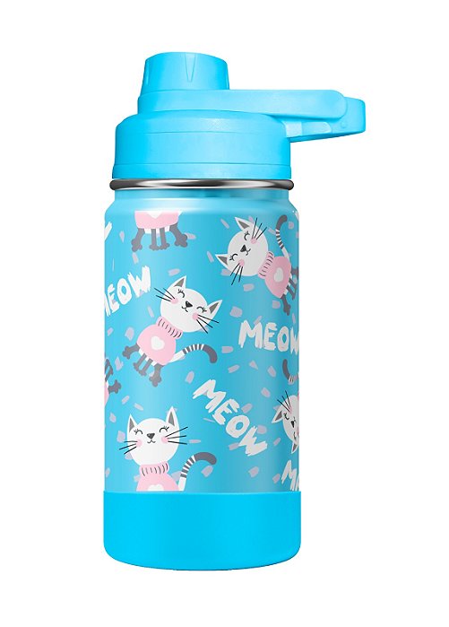 Garrafa Térmica 350ml - Gatinho Meow