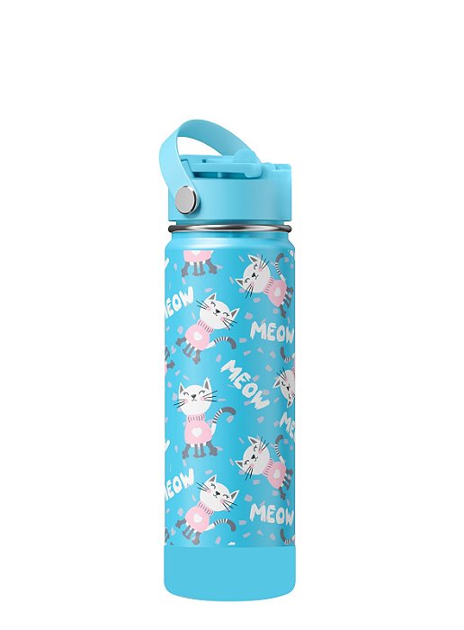 Garrafa Térmica 800ml - Gatinho Meow