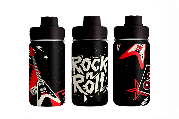 Garrafa Térmica Pocket 350ml - Rock n Roll