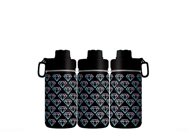 Garrafa Térmica Pocket 360ml – Diamond Black