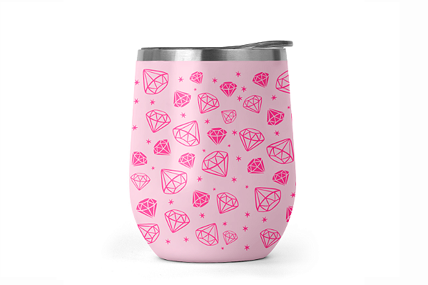 Copo Cuia Rounded 350ml – Diamond Rose