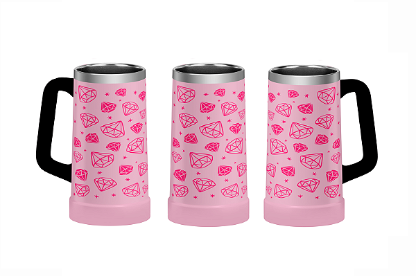 Caneca Térmica 710ml – Diamond Rose