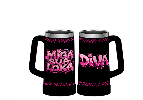 Caneca Térmica 710ml – Diva Miga