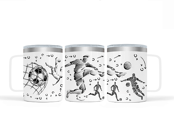 Caneca Térmica Flow 360ml Football