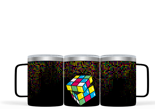 Caneca Térmica Flow 360ml – Cubo Mágico