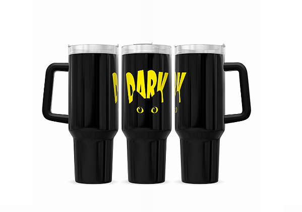 Caneca Térmica 1,2L – Cat Dark