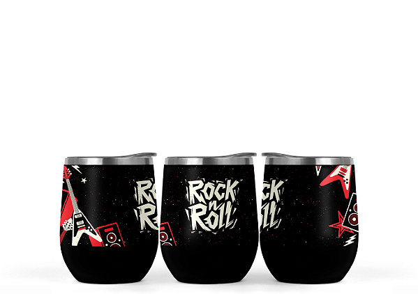 Copo Cuia Rounded 350ml – Rock n Roll