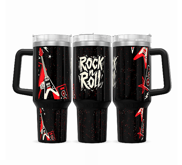 Caneca Térmica 1,2L – Rock n Roll