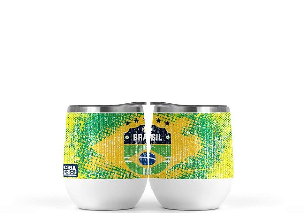 Copo Cuia Rounded 350ml – Brasil | Copa do Mundo 2026