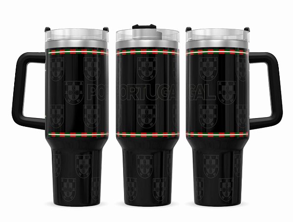 Caneca Térmica Menz 1,2L – Portugal Copa do Mundo 2026