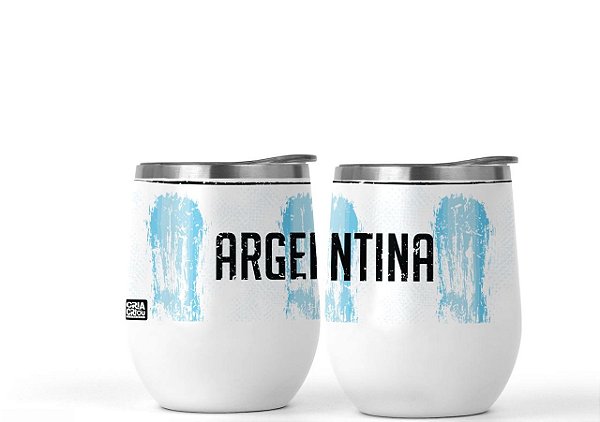 Copo Cuia Rounded 350ml – Argentina Copa do Mundo 2026