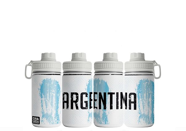 Garrafa Pocket 350ml – Argentina Copa do Mundo 2026
