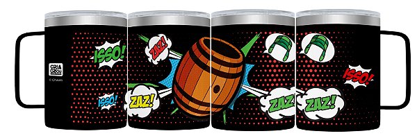 Caneca Térmica Flow 360ml – Barril | Chaves