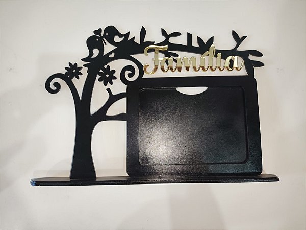 Porta retrato em mdf família