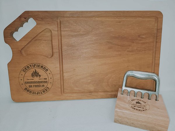 Tabua de carne + Garra de churrasco