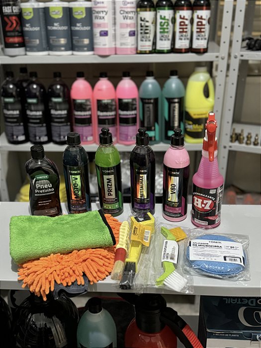 Kit limpeza completo p/motos