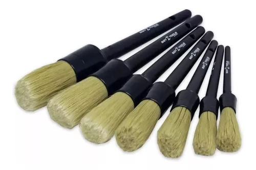 KIT Pincéis de Cerdas Naturais para Detalhamento Externo SIGMA TOOLS