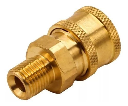 Bico Engate Rapido Adaptador 1/4 Dourado Detailer