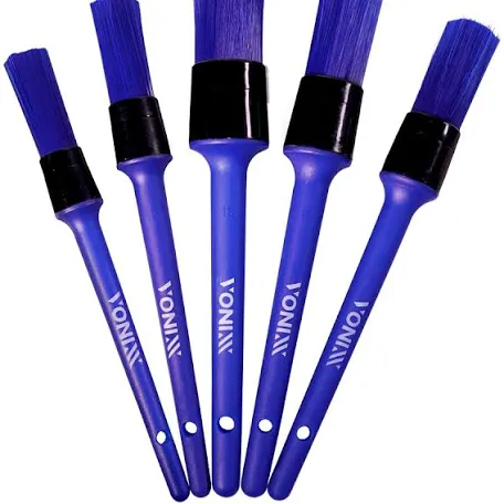 Kit 5 Pincéis de detalhamento automotivo Externo