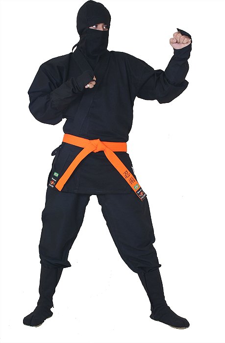 Kimono para Ninjutsu/Ninja Modelo Básico em Tecido Brim/Algodão